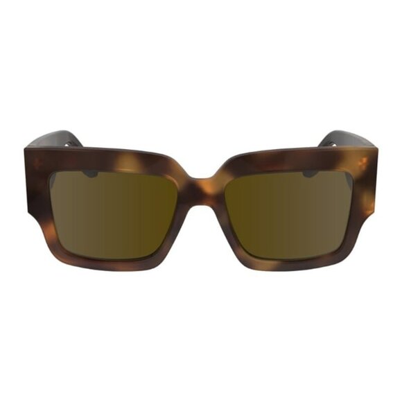 New VICTORIA BECKHAM Havana Square VB667S 215 Sunglasses Women - Picture 2 of 4